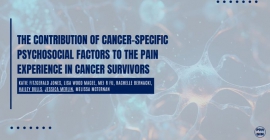 The Contribution of Cancer-Specific Psychosocial Factors to the Pain Experience in Cancer Survivors